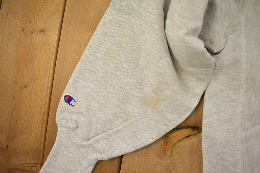 Vintage 1990s Blank Grey Champion Reverse Weave Crewneck
