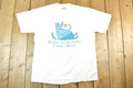 Vintage 1990s Wolfin Down Books At Your Library Souvenir T-Shirt Mens L
