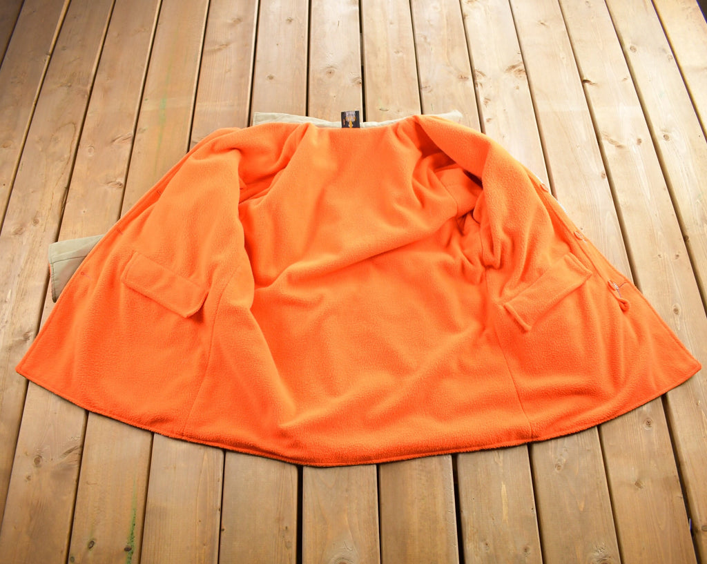 Vintage 1980s Thermo-King Reversible Padded Light Jacket Made In Canada
