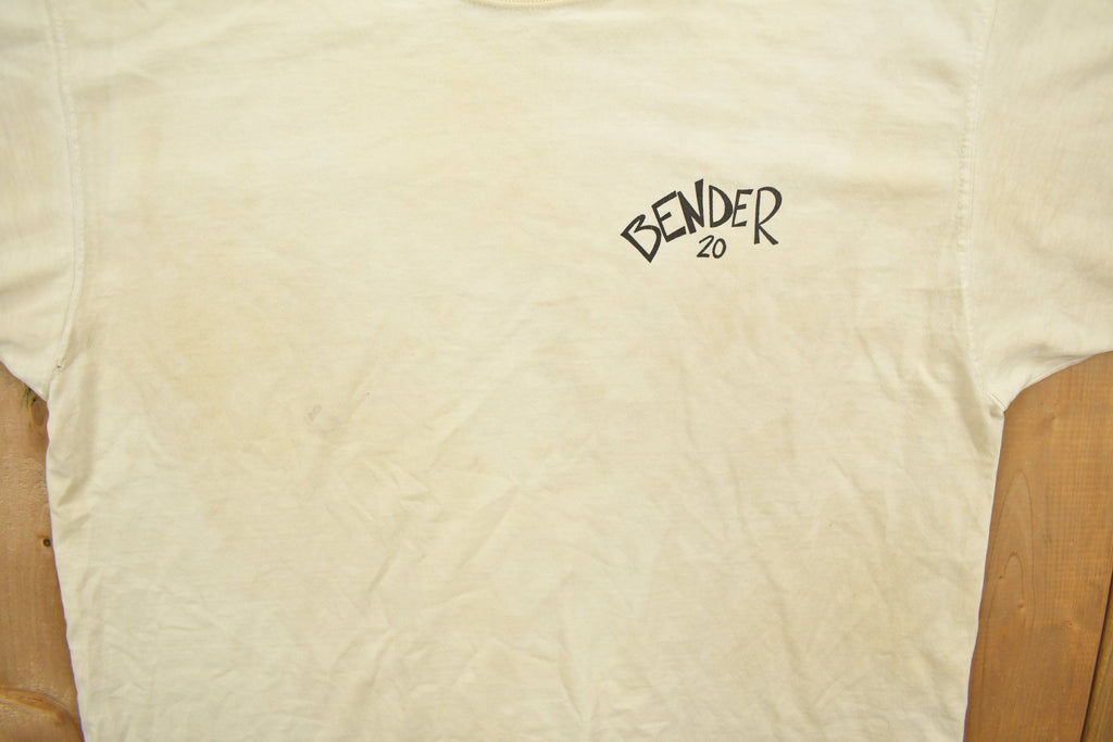 Vintage 1997 Bender Funny Graphic T-Shirt
