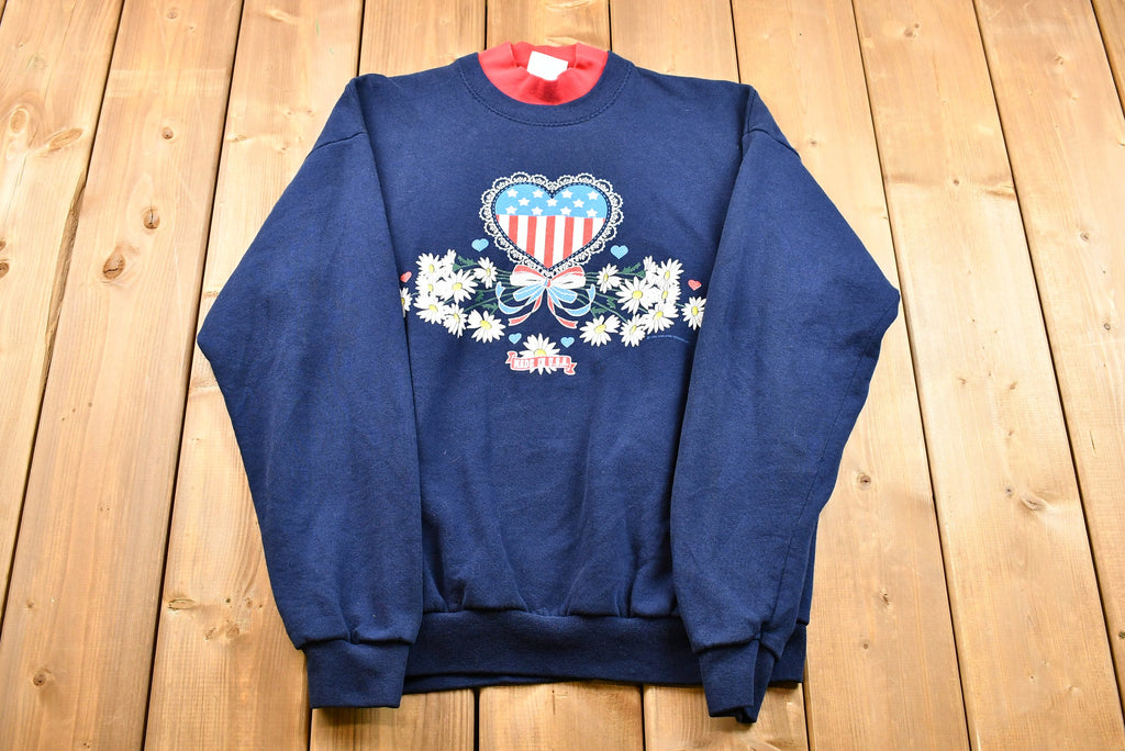90s Made in USA Graphic Crewneck