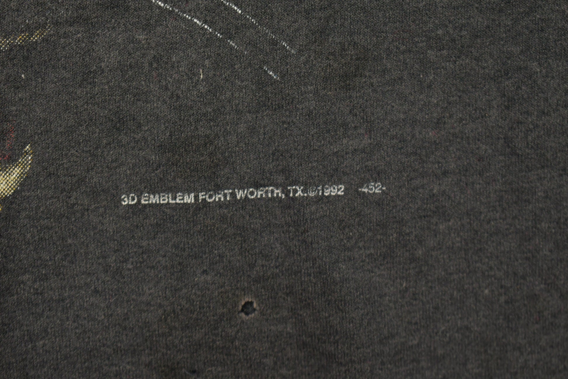 Vintage 1992 Harley Davidson Wolf Graphic 3D Emblem T-Shirt