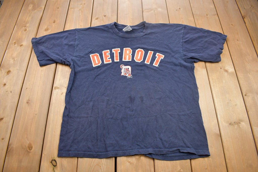 Vintage 2000 Detroit Tigers Spell Out Graphic T Shirt