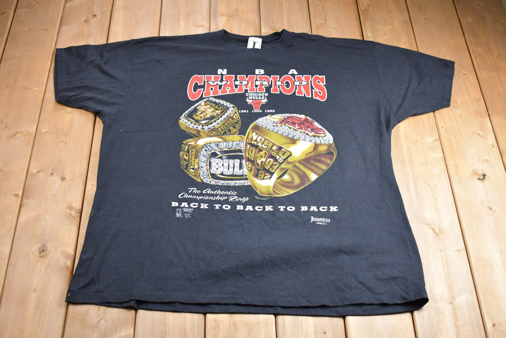 Vintage 1993 Chicago Bulls NBA World Champions Graphic T-Shirt