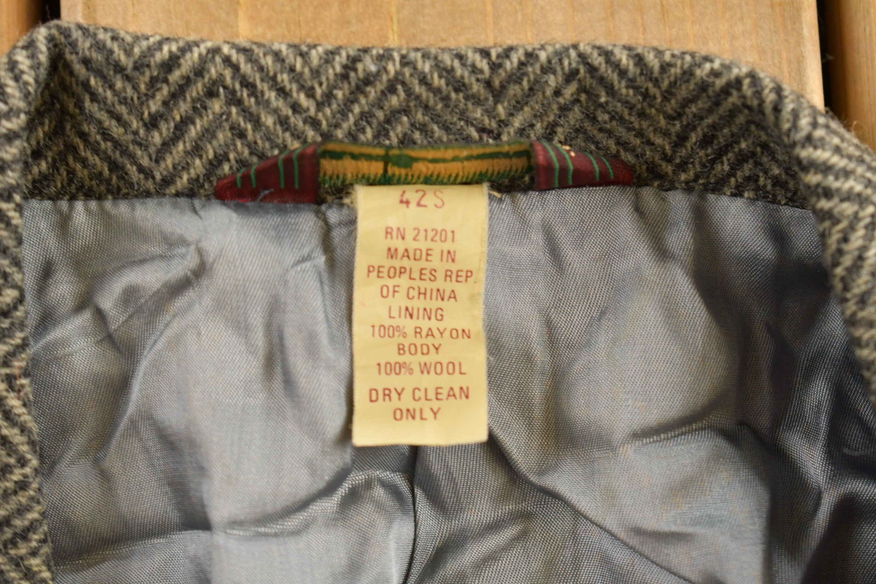 Vintage 1990s Farah Wool Blazer Jacket