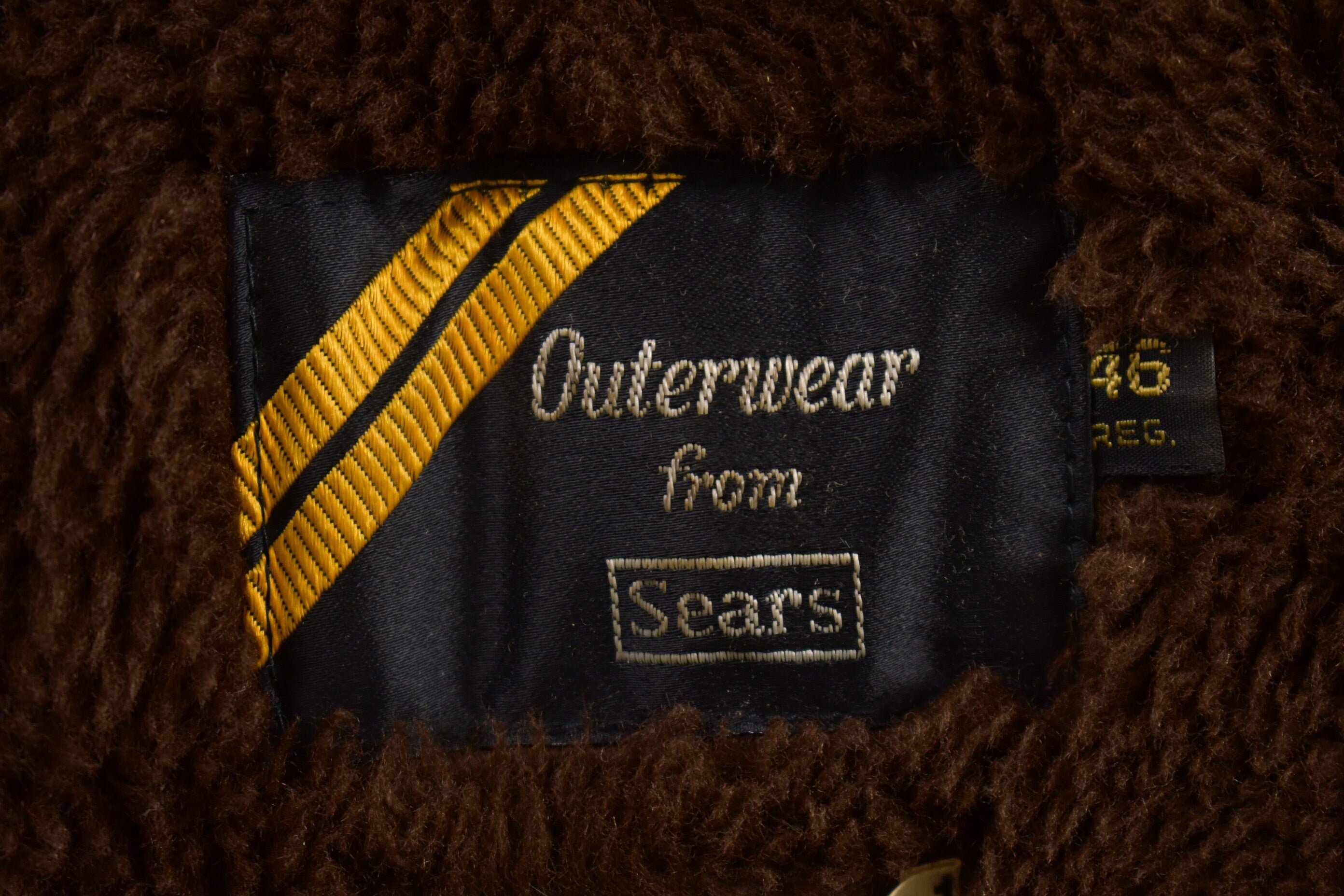 Vintage 1970s Sears Corduroy Lined Jacket
