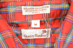 Vintage 1970s Stanley Blacker Soft Plaid Button Up Flannel