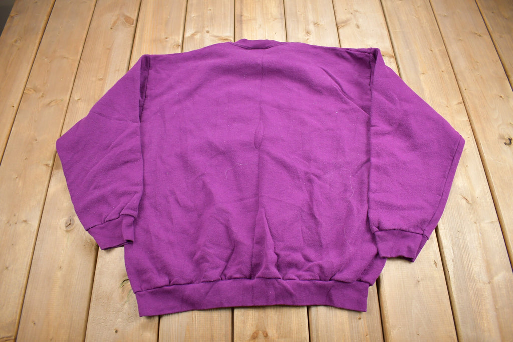 Vintage 1990s Cute Birds Graphic Crewneck Sweater