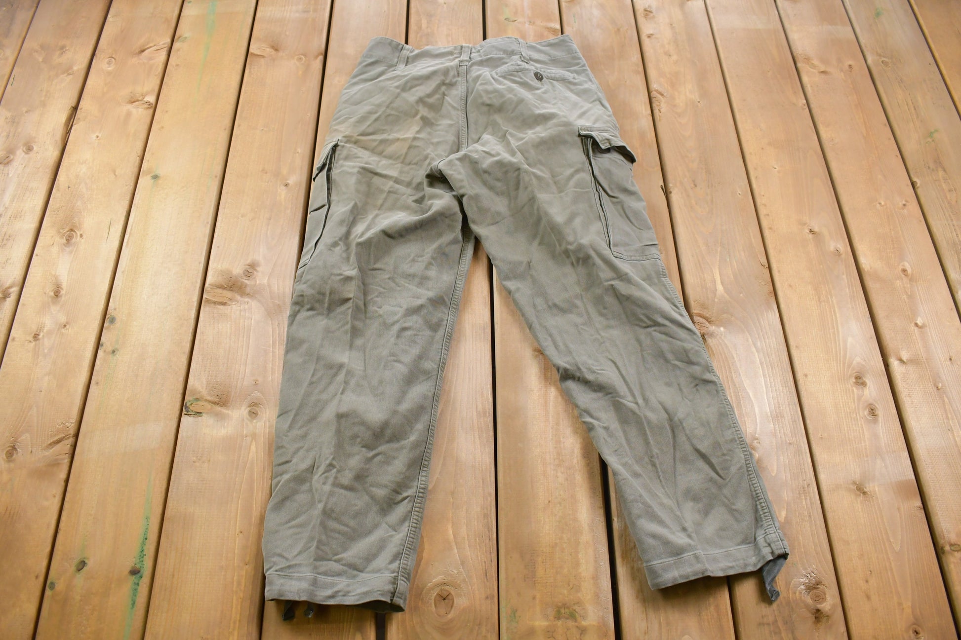 Vintage 1989 Military Cargo Pocket Pants