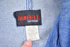 Vintage 1990s Sun Belt Country Guitar Denim Blazer