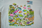 Vintage 1990s Puerto Galera Philippines Asia Divers Souvenir Graphic T-Shirt