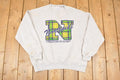 Vintage 1990s Northside Christian Academy Graphic Print Crewneck Sweatshirt Men's L