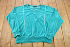Vintage 1990s Blank Velour Sweatshirt