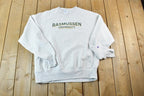 Vintage 1990s Rasmussen University Champion Reverse Weave Crewneck Sweatshirt