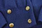 Vintage 1990s Charter Club Farm Wool Knit Cardigan Sweater Women's L