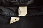 Vintage 1990s Black Collared Windbreaker Jacket
