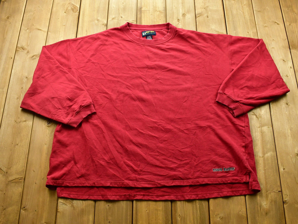 Vintage 1990'S Eddie Bauer EbTek Blank Crewneck Sweatshirt