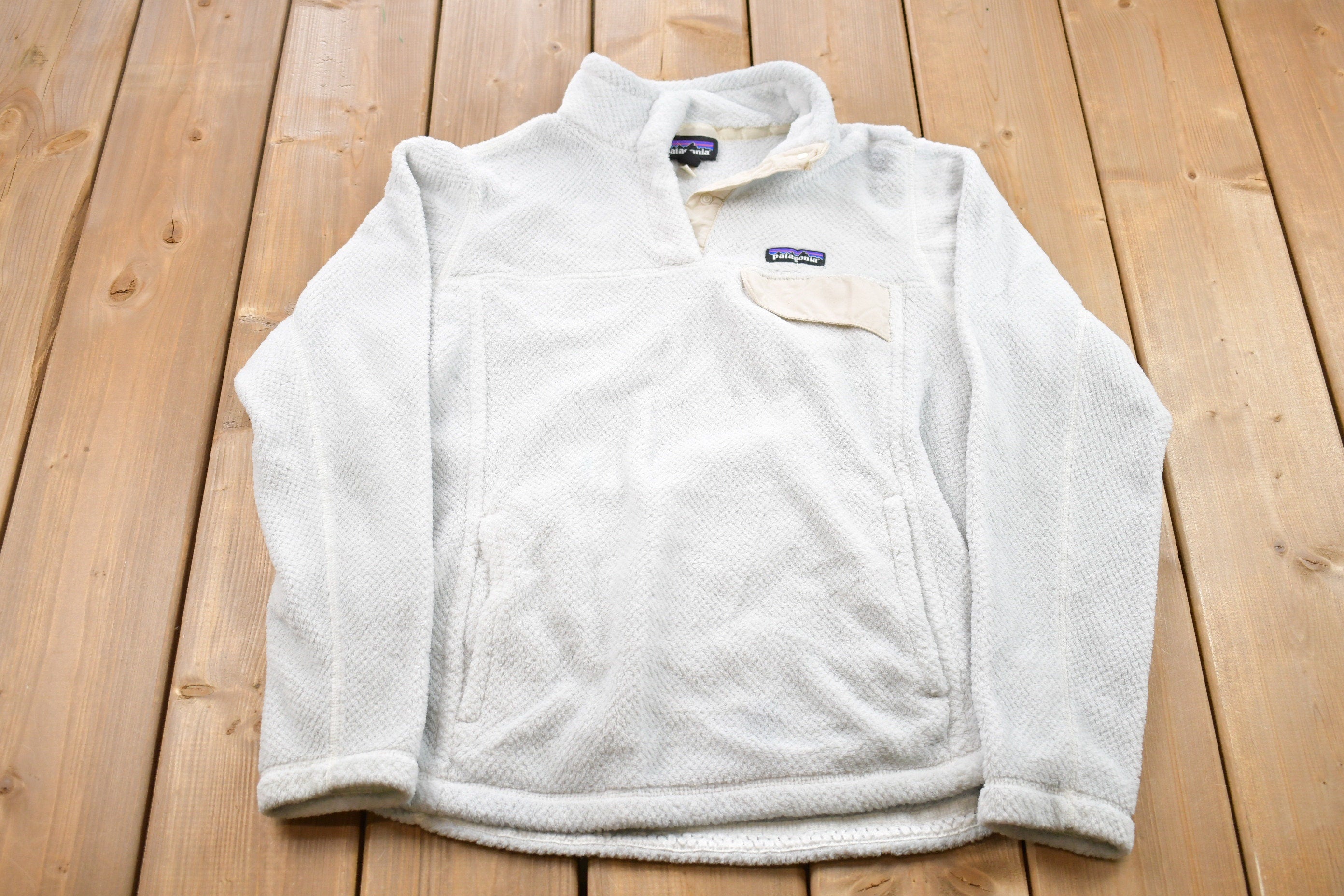 Vintage 1990s Patagonia T-Snap Fleece Sweater