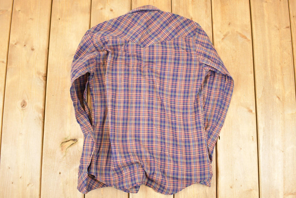 Vintage 1990s Lee Western Button Up Shirt Youth L