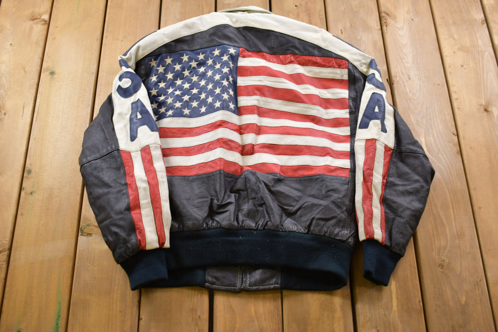 Vintage 1991 WHEREMI USA Leather Jacket