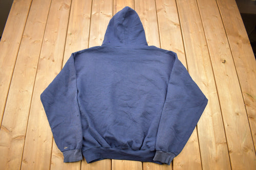 Vintage 1990s University Of Notre Dame Fighting Irish Collegiate Hoodie / NCAA Sweatshirt / Sportswear / Americana / Made In USA