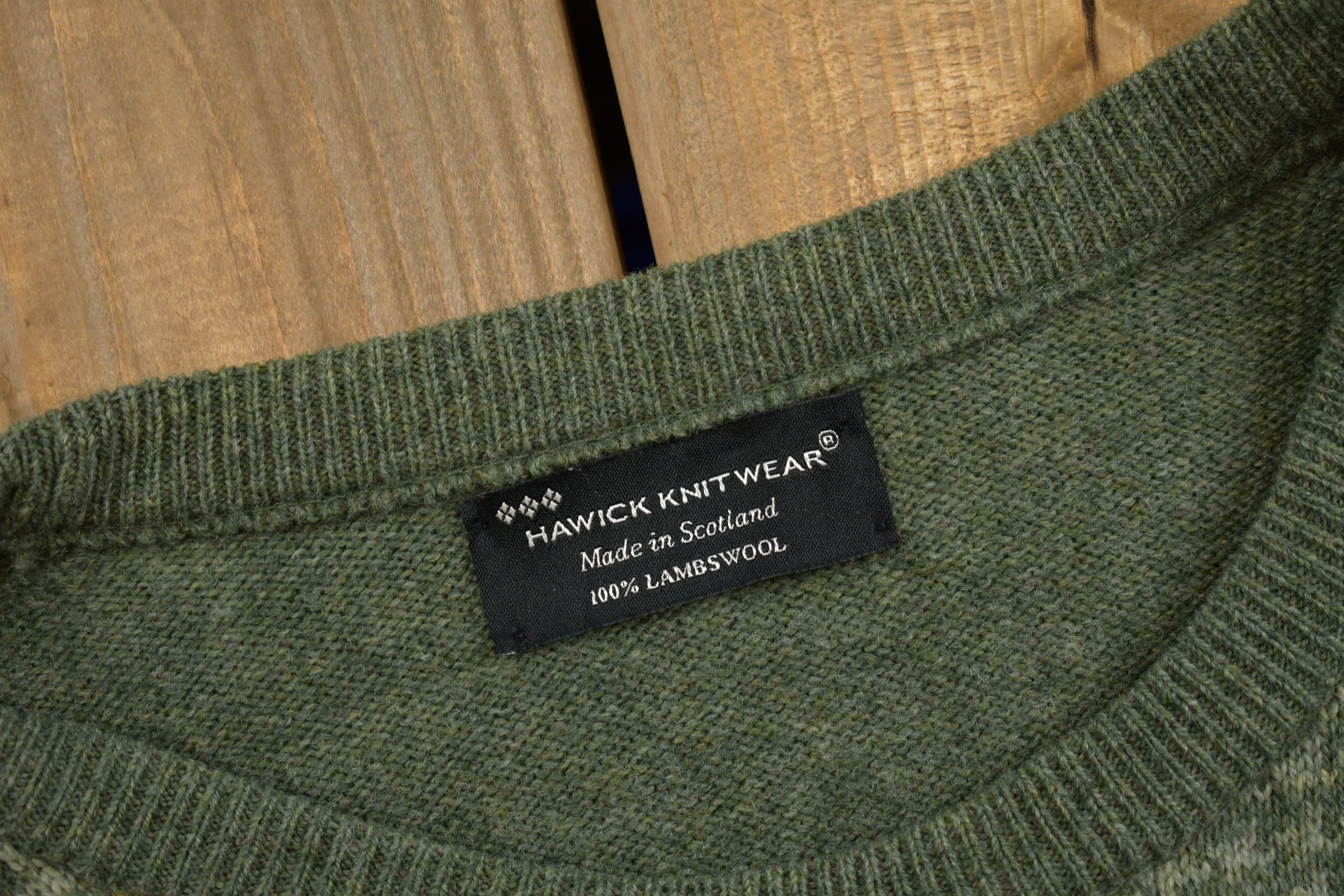 Vintage 1990s Hawick Knitwear Lambs Wool Sweater