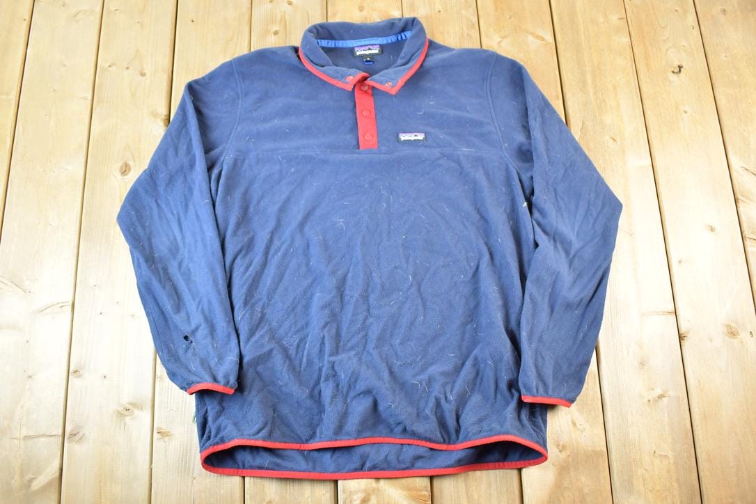 Vintage 1990s Patagonia Fleece Outdoorsman Sweater Mens XL