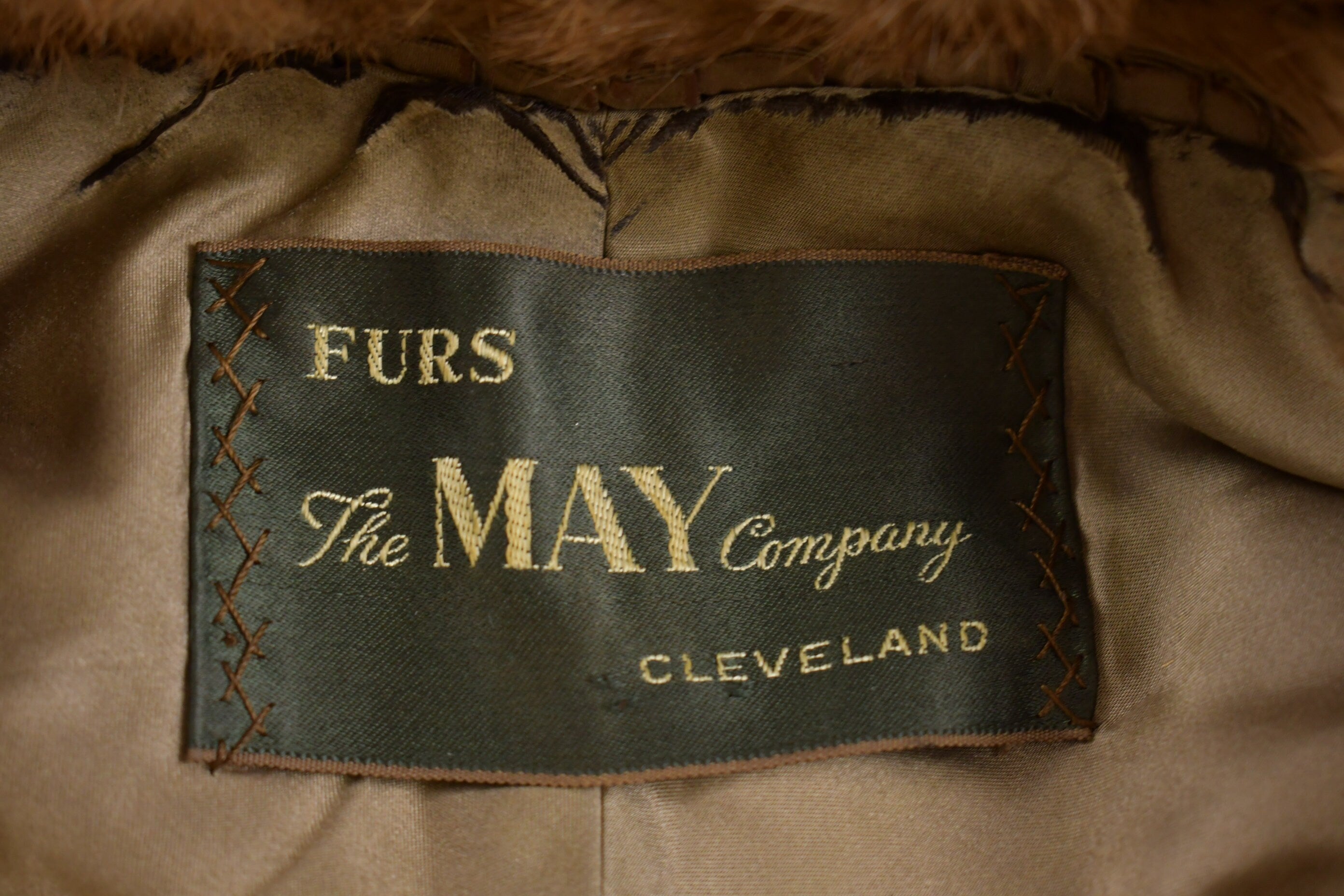 Vintage 1980s The May Company Fur Stole