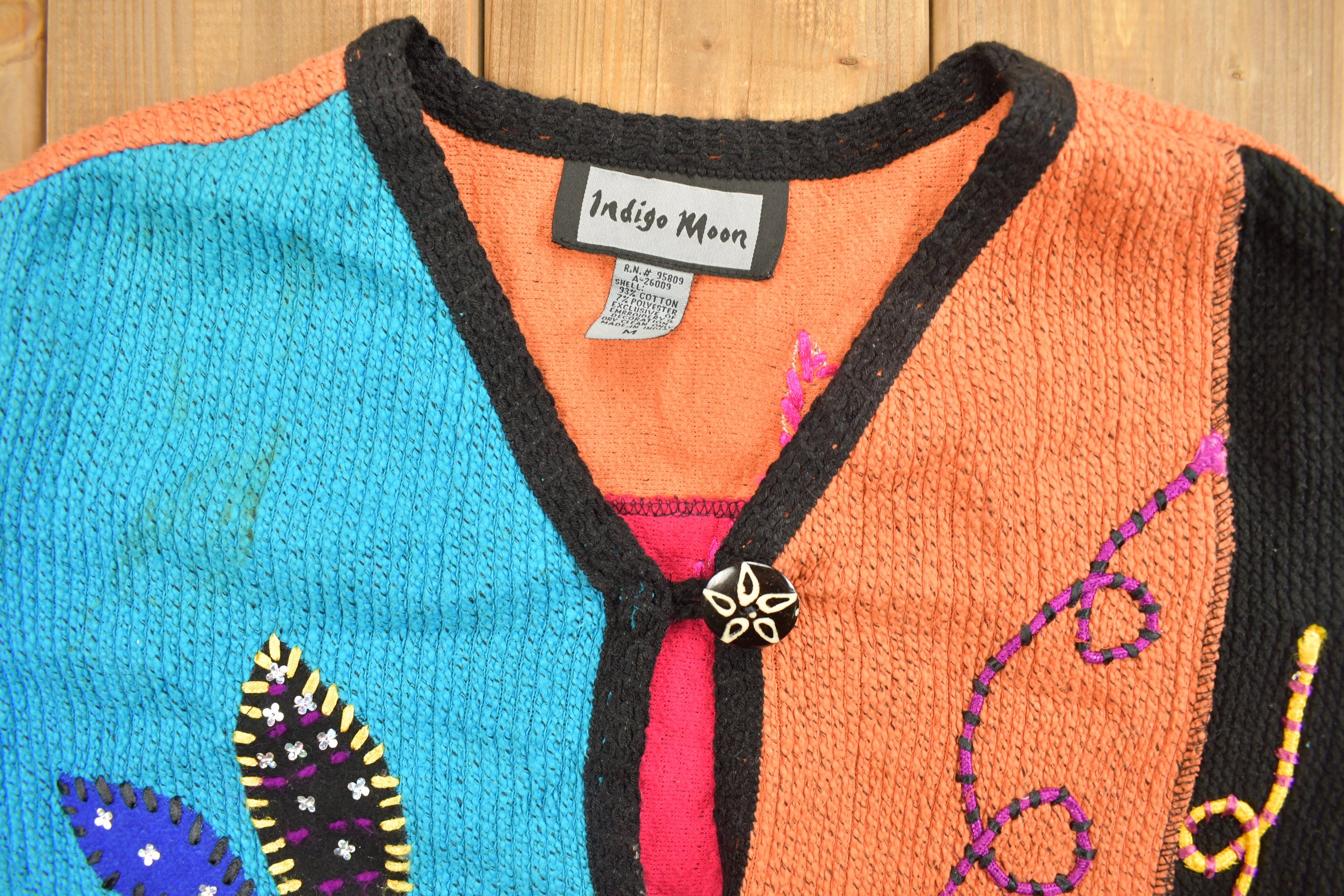 Vintage 1990s Indigo Moon Knit Sweater
