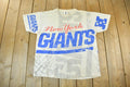 Vintage 1992 New York Giants All Over Print NFL Graphic T-Shirt Men's Large