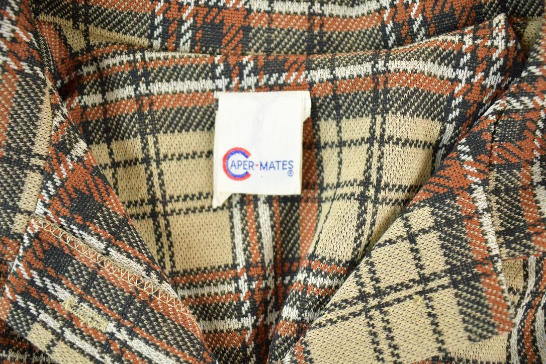 Vintage 1980s Caper Mates Button Up Western Style Shirt