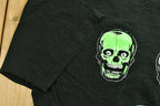 Vintage 90's All Over Skull Print Single Stitch T-Shirt