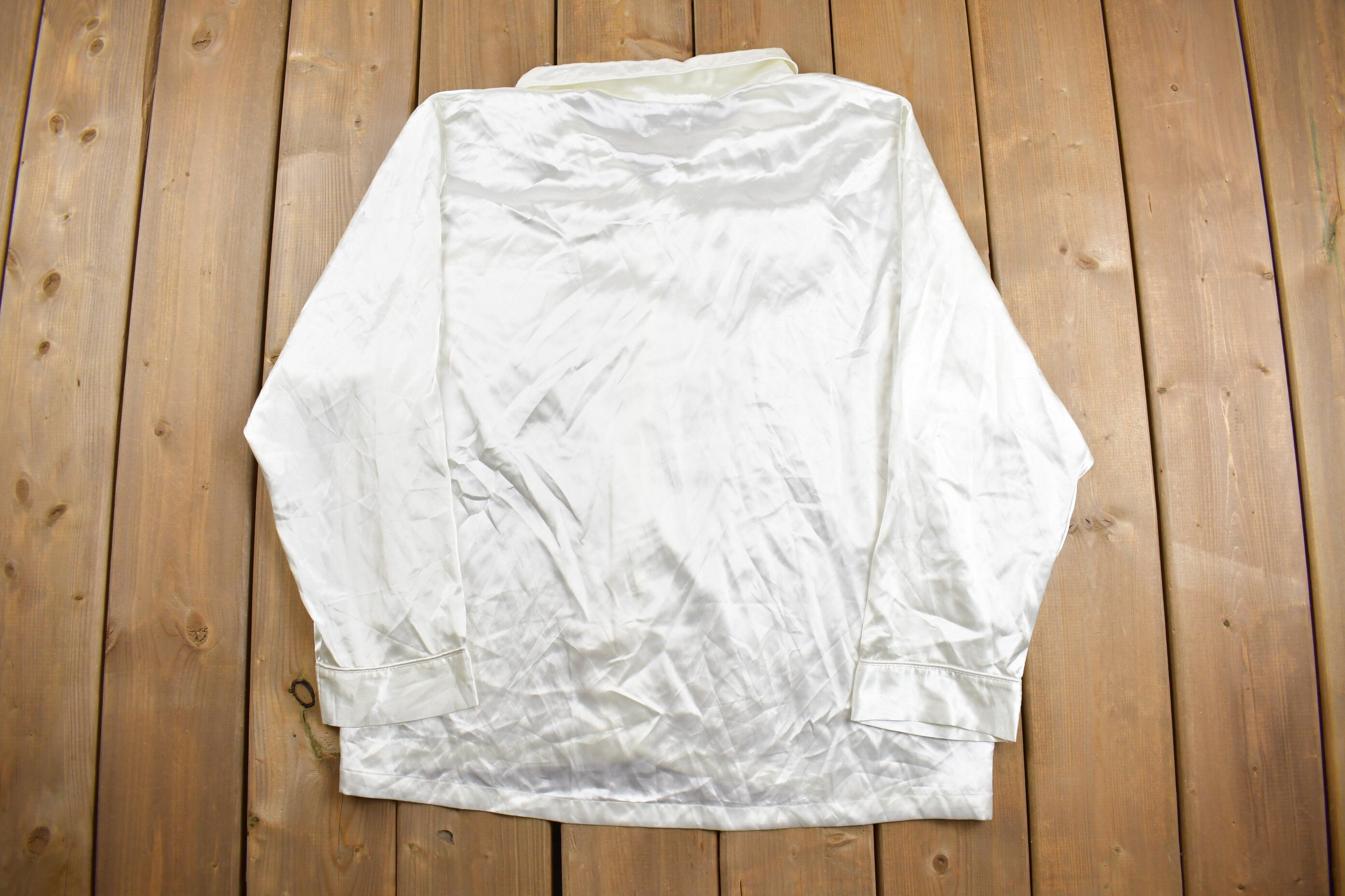 Vintage 1990s Aria Silk Button Up Shirt