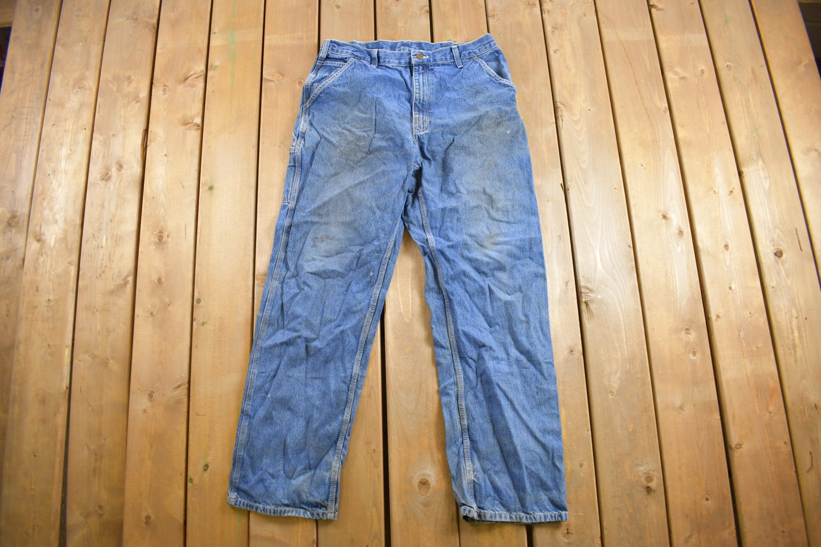 Vintage 1990s Carhartt Work Jeans Size 33 x 31