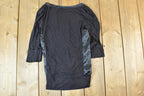 Women Vintage Fracomina Y2K T-Shirt / Vigoss Grunge Skull Print / Contrast Stitch / Internet Famous Clothing / Over Dyed / Y2K Bedazzled