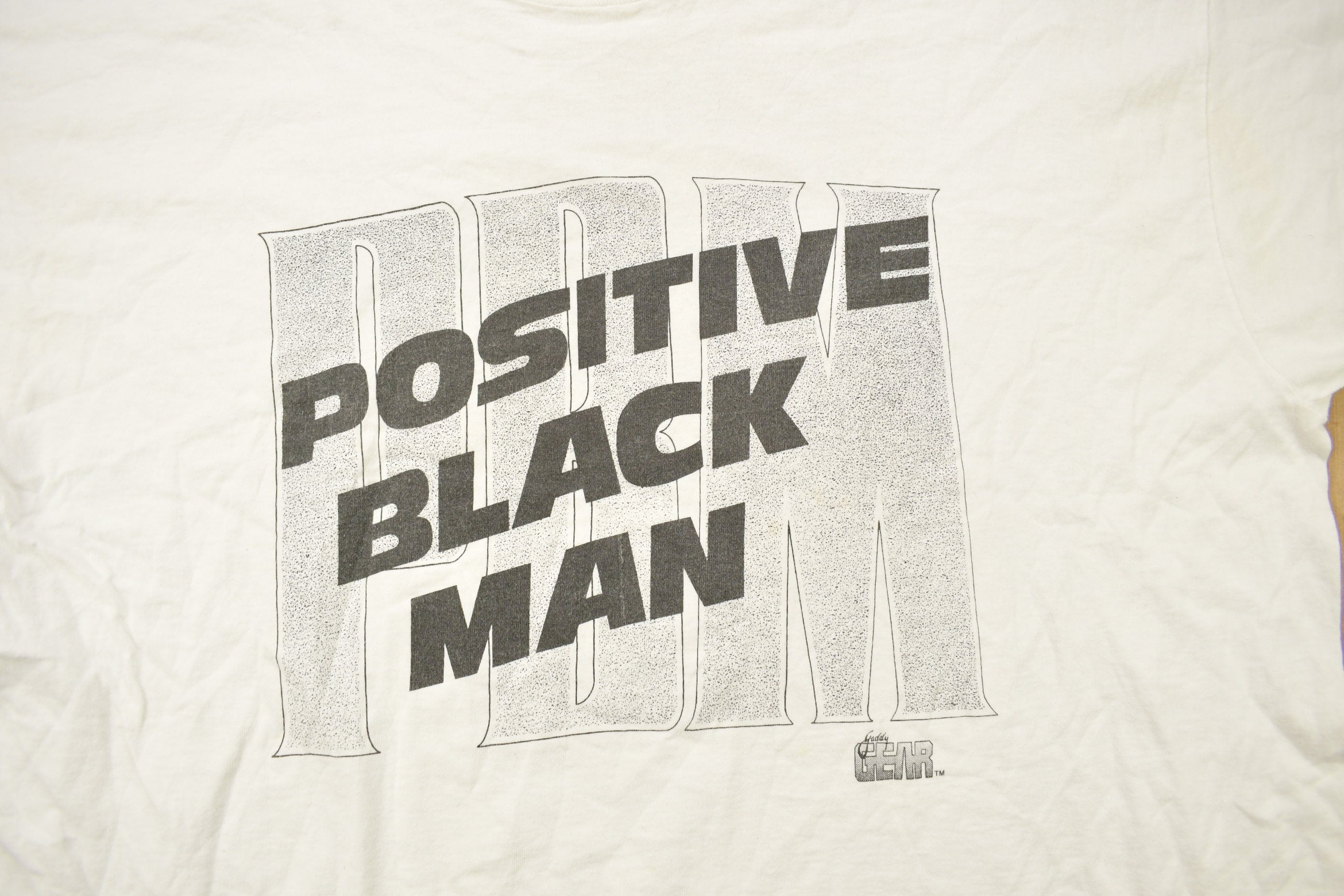 Vintage 1990s Positive Black Man Graphic T Shirt