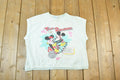 Vintage 1980s Mickey And Minnie True Romance Disney Cartoon Promo Tank Top Womens L