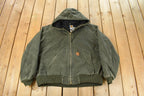 Vintage 1990s Carhartt Hooded Jacket Men's 2XL