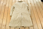 Vintage 1990s Hanny's Mens Wear Down Lined Trench Coat Men's Medium