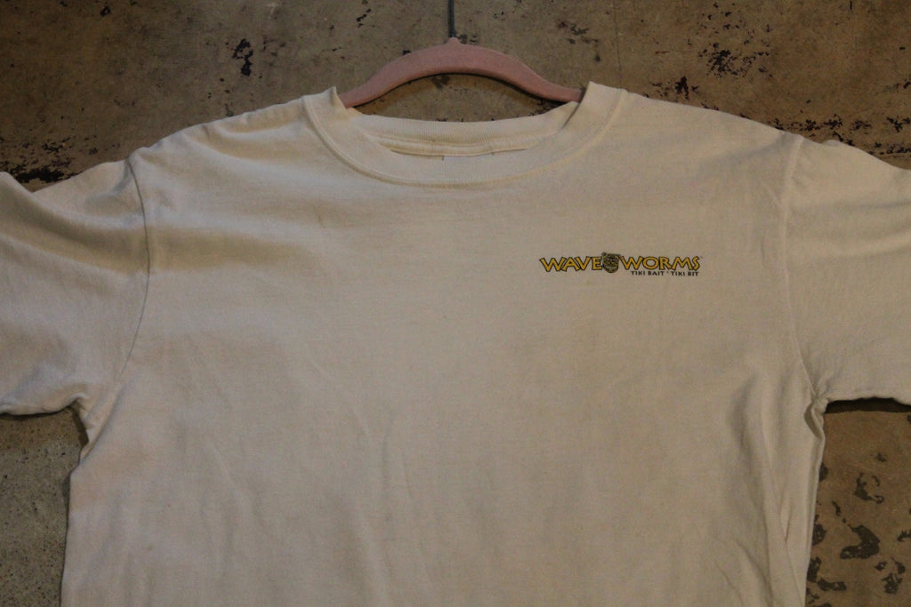Vintage 1990s Wave Worms Tiki Bait T-Shirt
