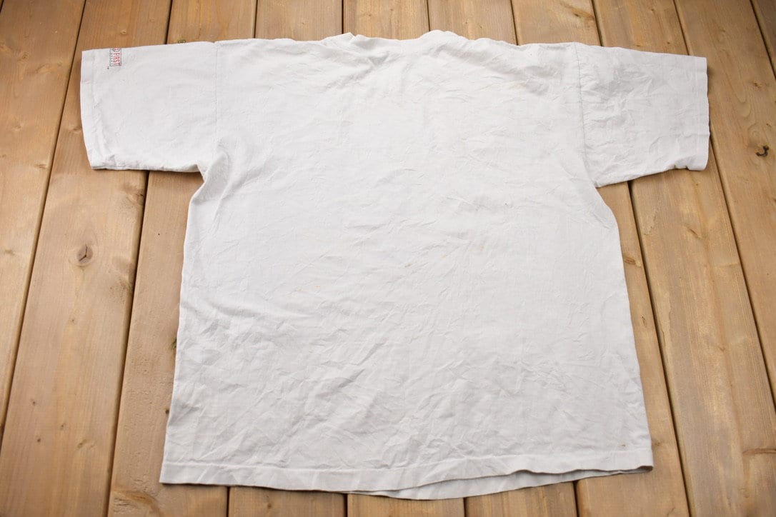 Vintage 1990s Winchester AA Safety First Buckshots Graphic T-Shirt
