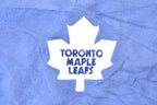 Vintage 1990s Toronto Maple Leafs Fleece Quarter Zip Collared NHL Hockey Sweatshirt