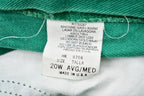 Vintage 1990s Green High Waist Denim Shorts