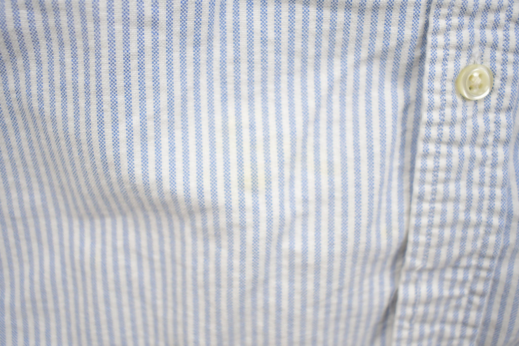 Vintage 1990s Polo Ralph Lauren Vertical Striped Button Up Shirt