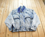 Vintage 1980s Urban Equipment Blanket Lined Denim Jean Jacket