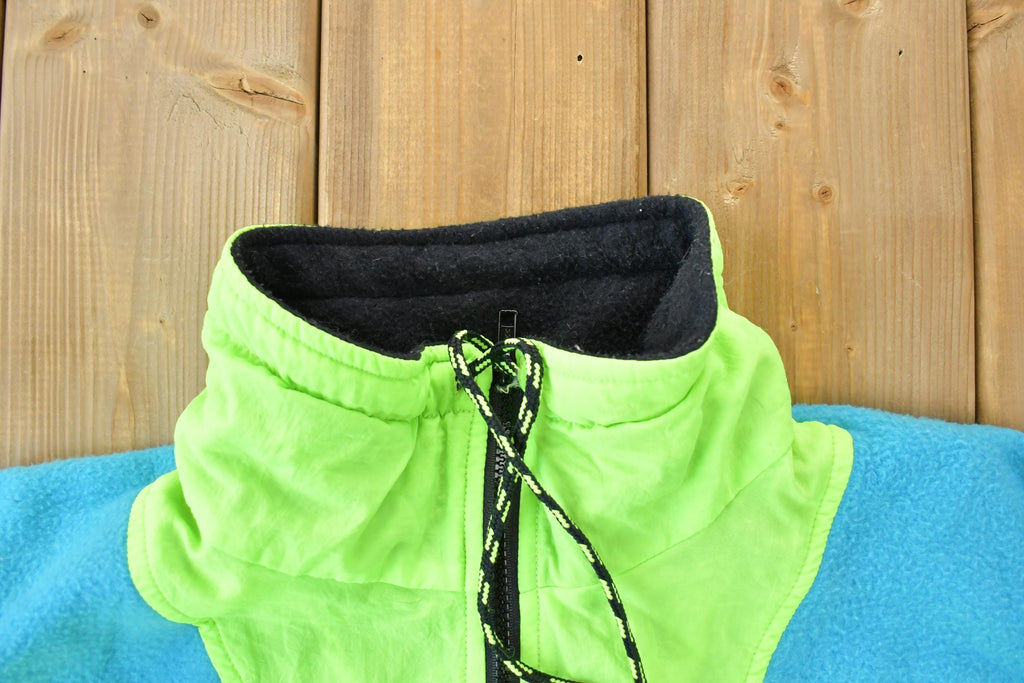 Vintage 1990s Neon Fleece Sweater