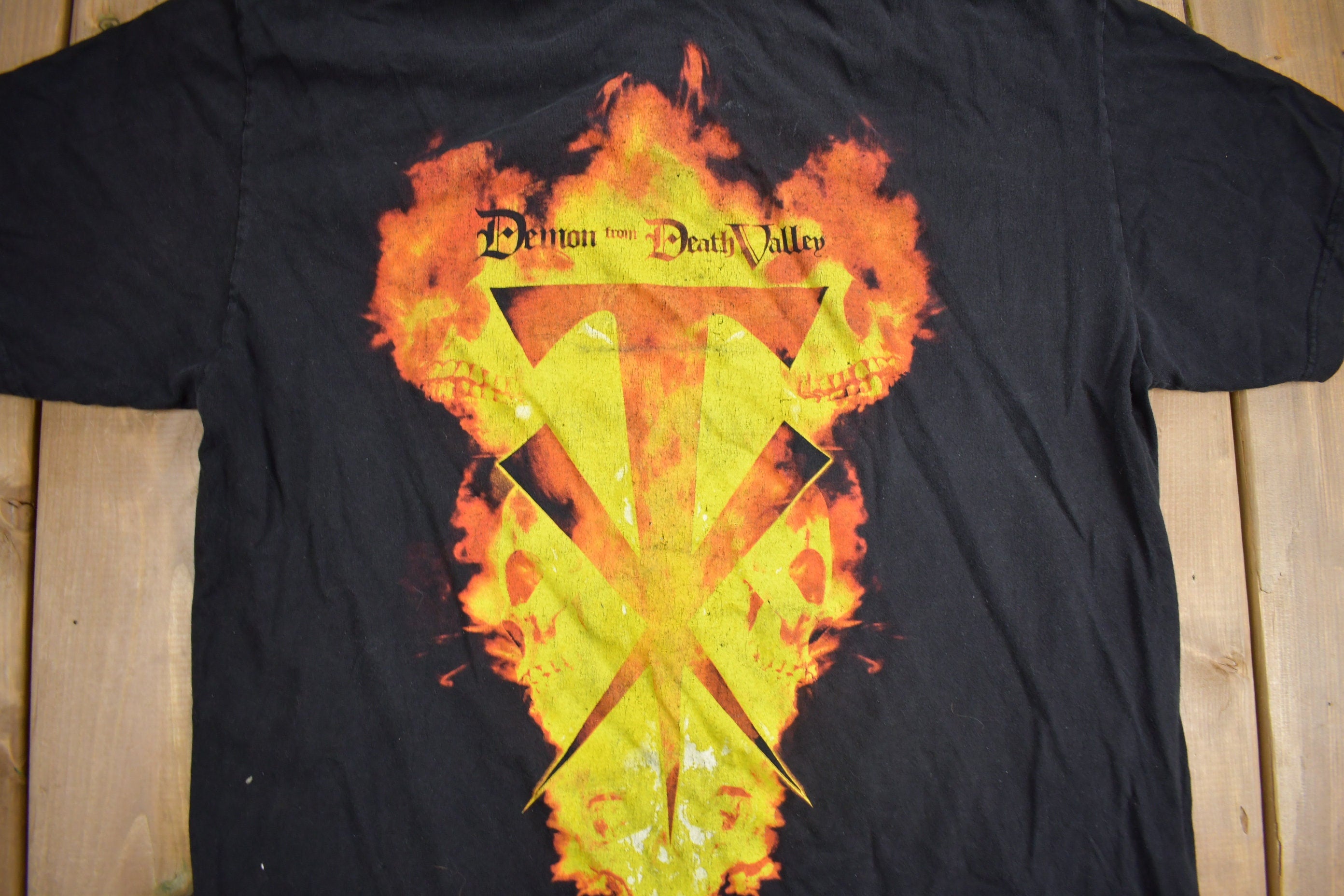 Vintage 1990s Demon From Death Valley Undertaker Wrestling T-Shirt