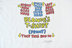 Vintage Early 1990s Hallmark Shoebox Greetings Blonde's T-Shirt Instructions Funny Graphic T-Shirt