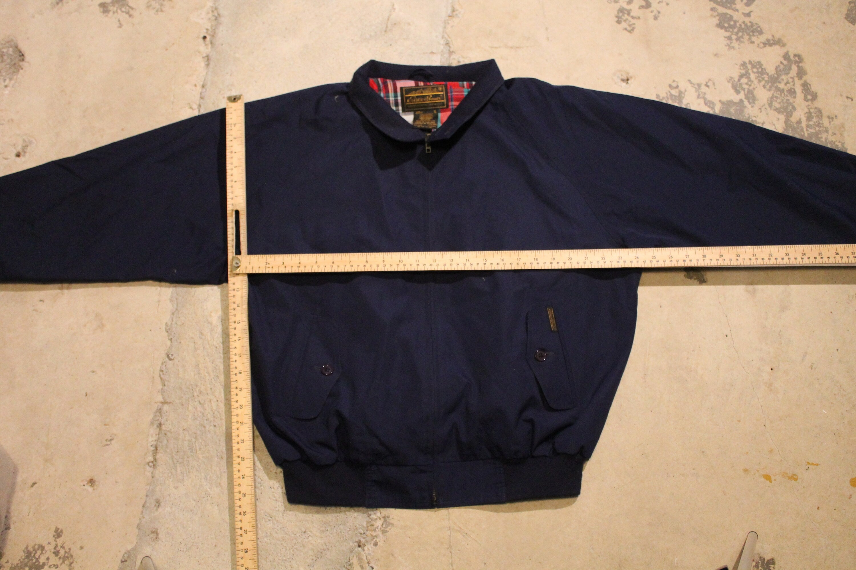 Vintage 1990s Eddie Bauer Full Zip Windbreaker  Outdoorsman Athletic Sportswear  Outerwear Jacket  Streetwear Fashion