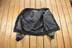 Vintage 1990s Mac Tools Leather Varsity Jacket